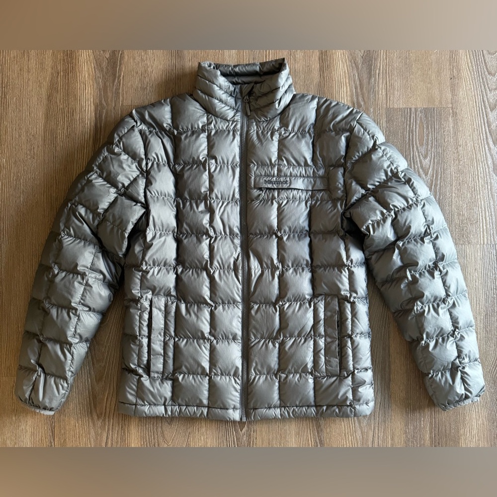 Men’s Marmot Ajax 600 Down Jacket - Cinder Gray, Large
